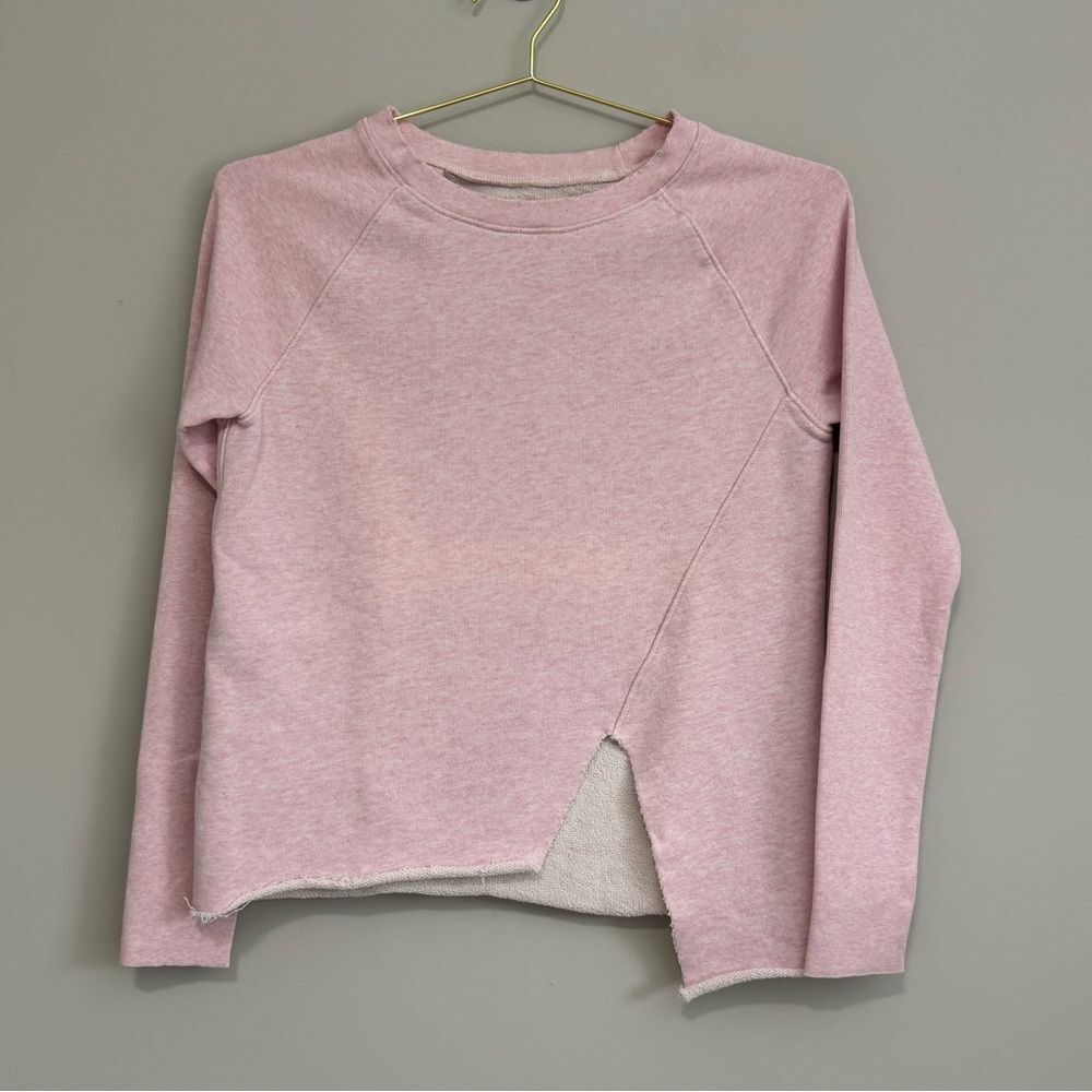 Frank & Eileen Asymmetric Side Split Sweatshirt - image 1
